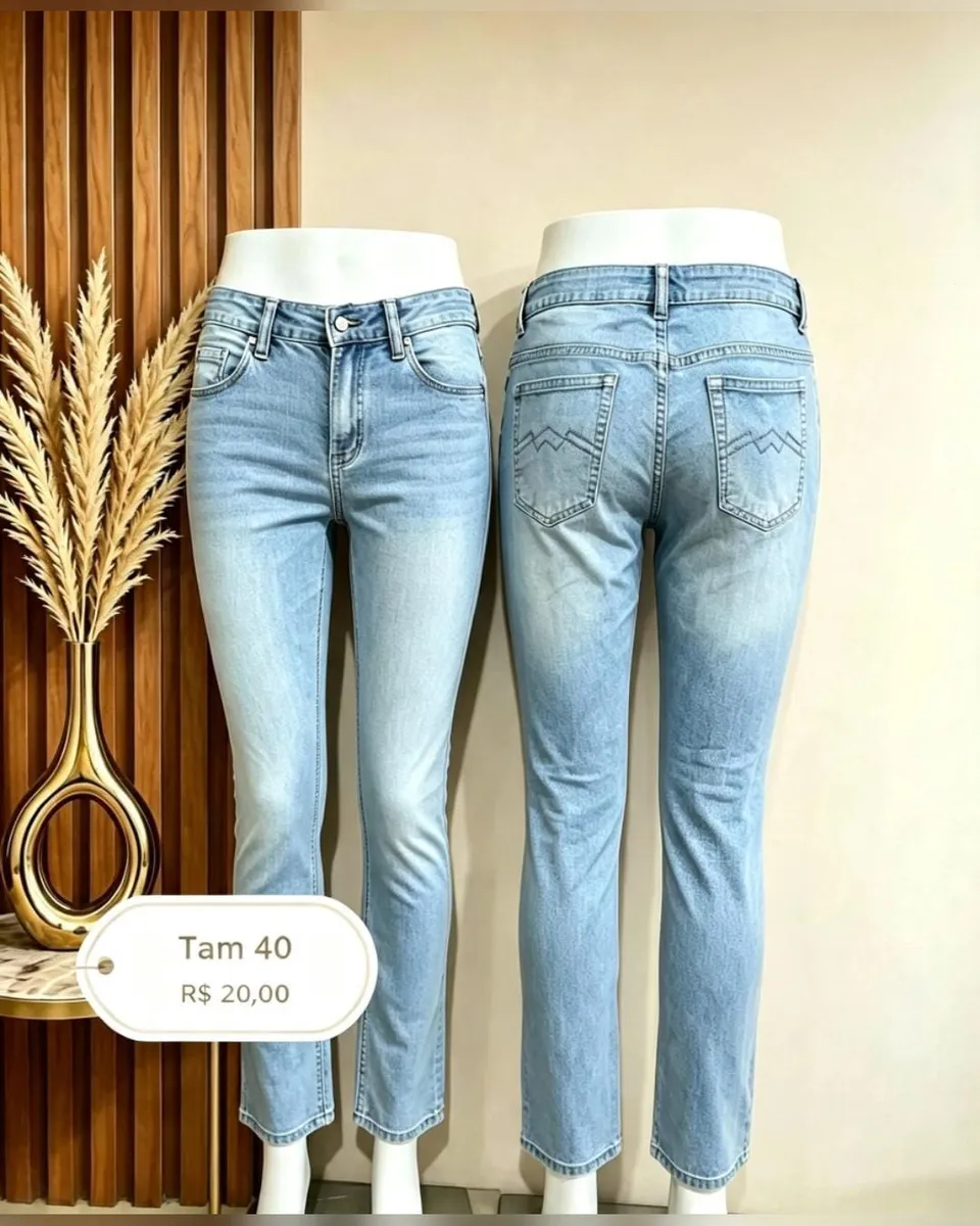 Calça jeans clara, foto 1 de 1