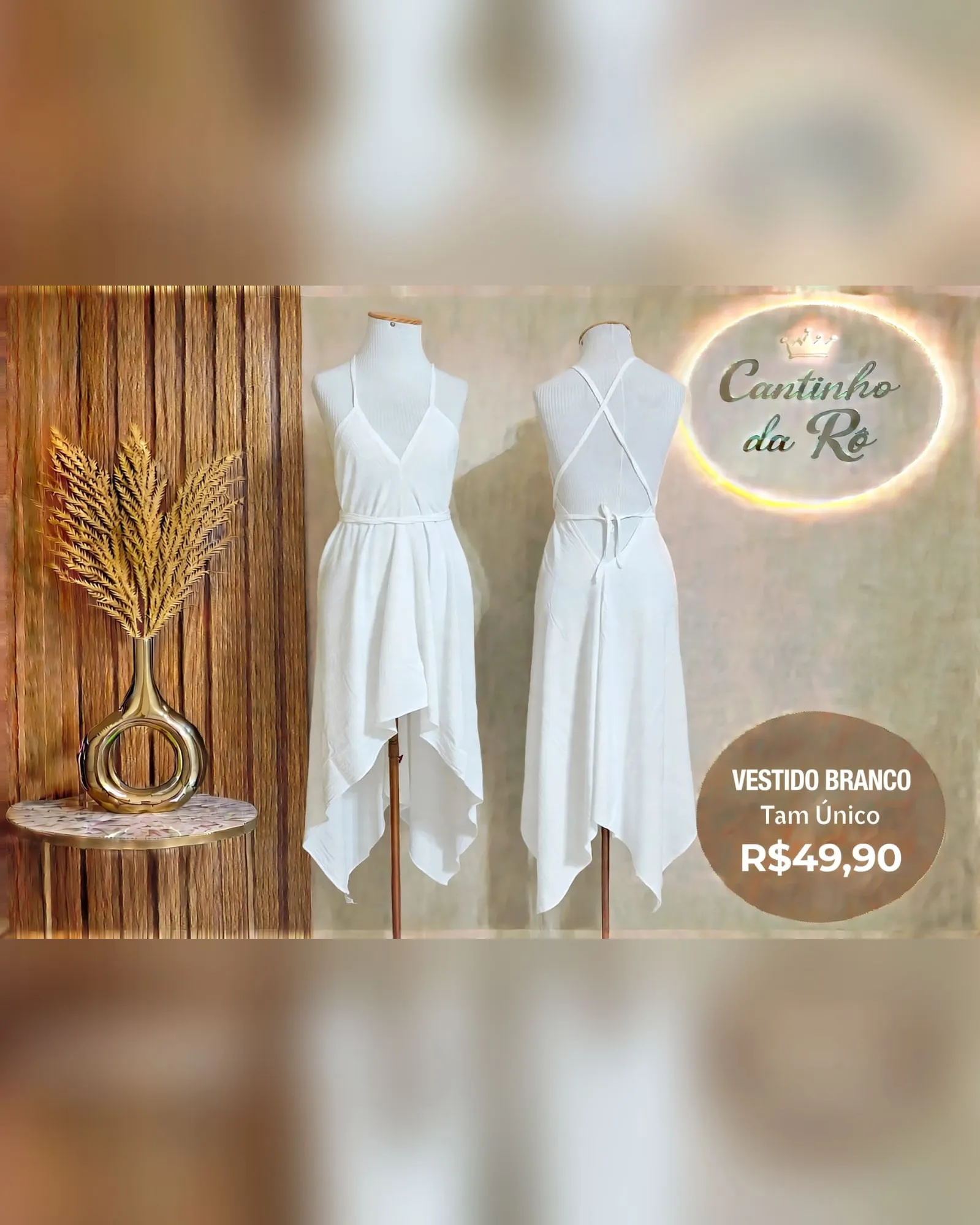 Vestido branco, foto 1 de 1