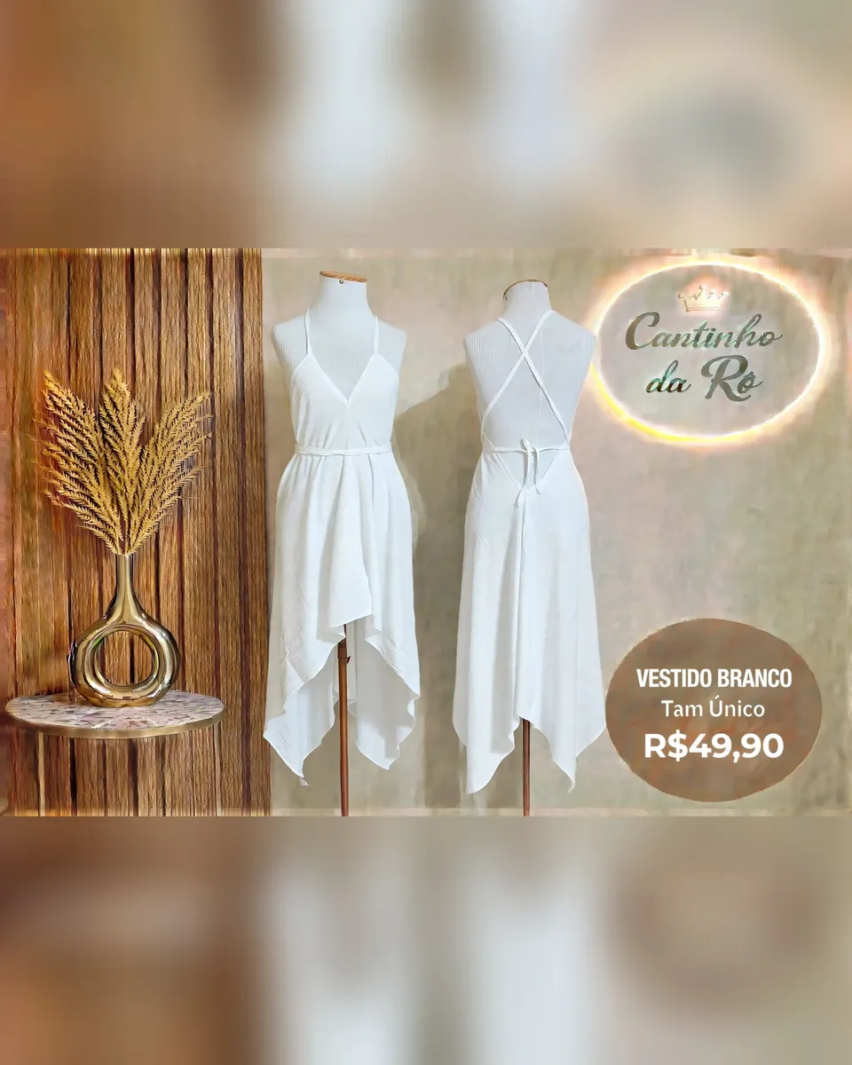 Vestido branco, foto 1 de 1