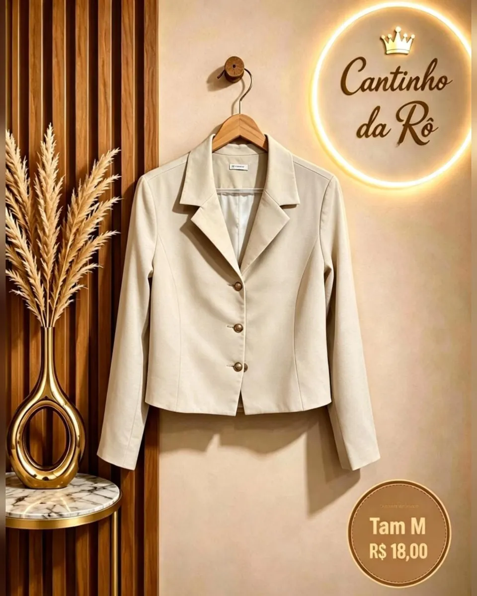 Blazer creme, foto 1 de 1
