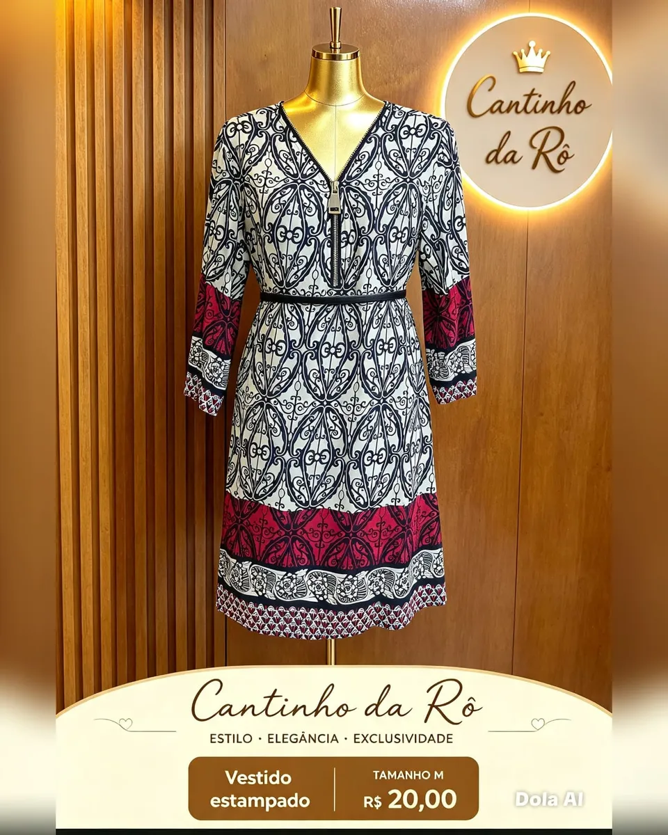 Vestido estampado, foto 1 de 1