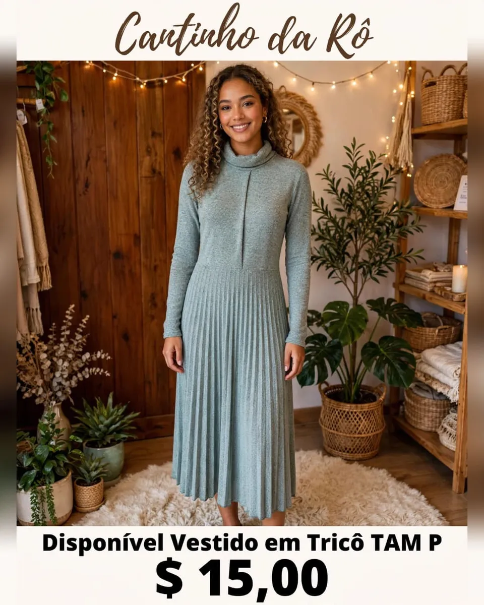 Vestido em tricô, foto 1 de 1