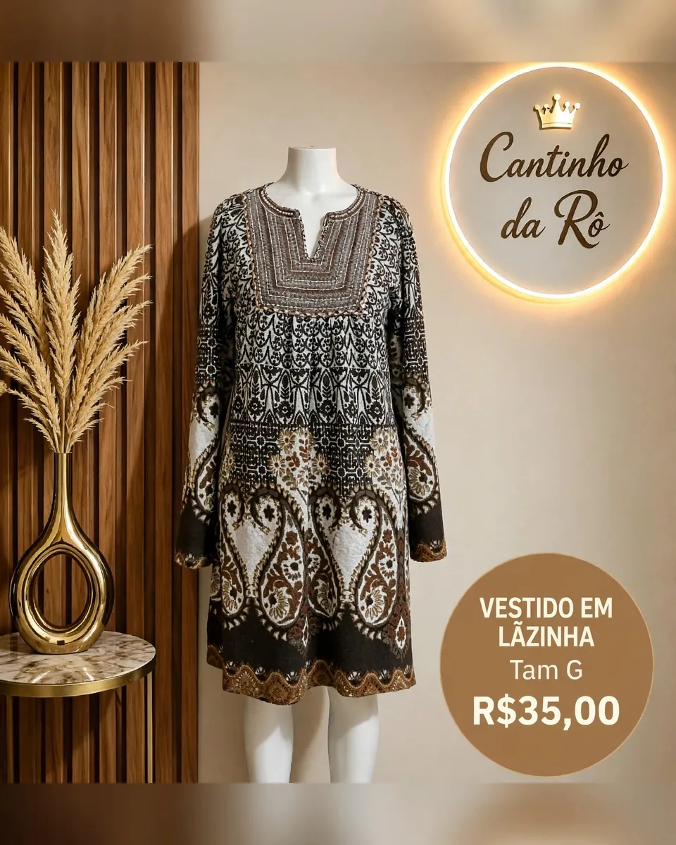 Vestido em lãzinha, foto 1 de 1