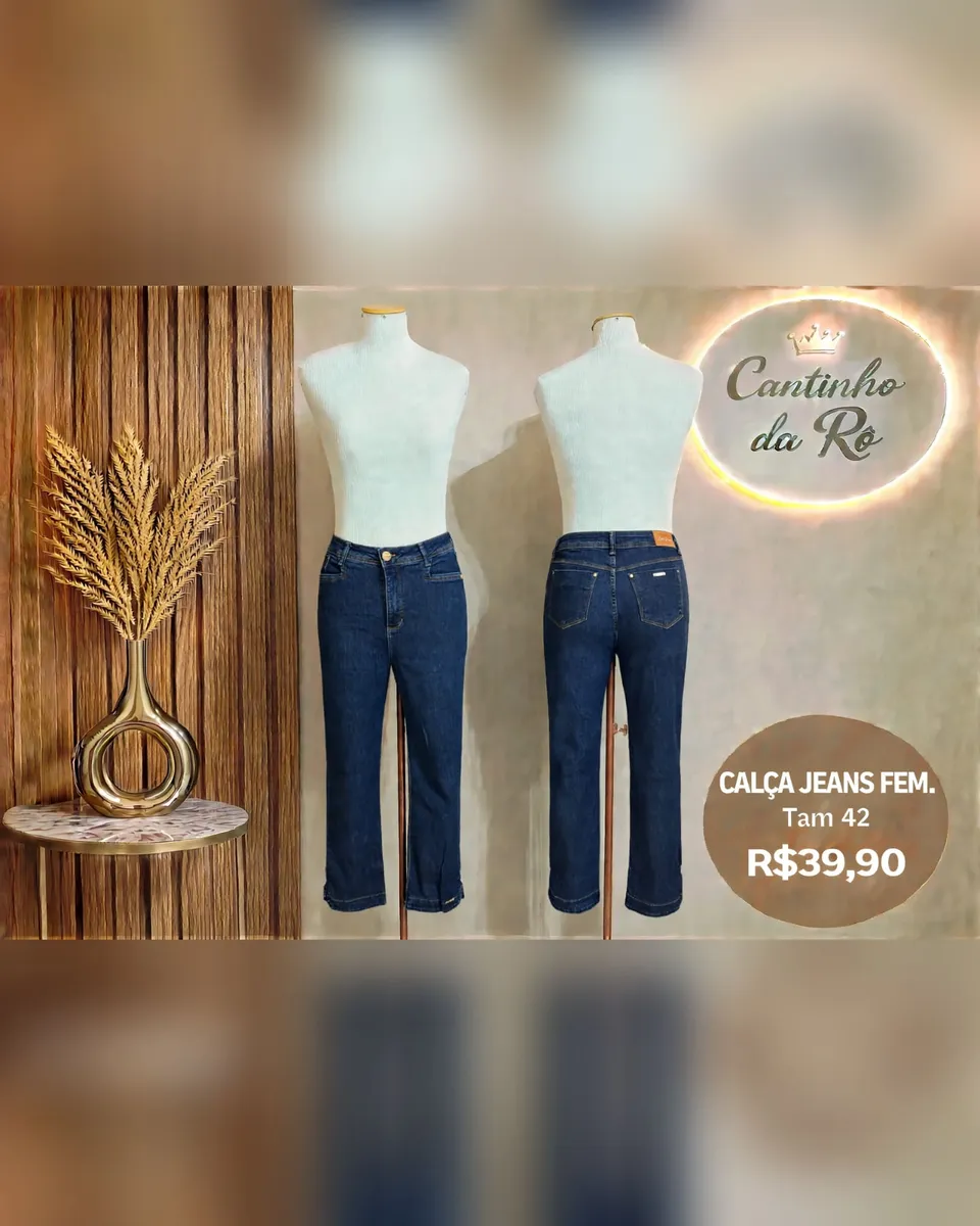 Calça jeans escura com elastano, foto 1 de 1